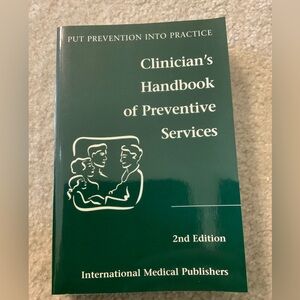The Clinician's Handbook Of Preventative Services Meyer, 2nd Edition, SC, 1998